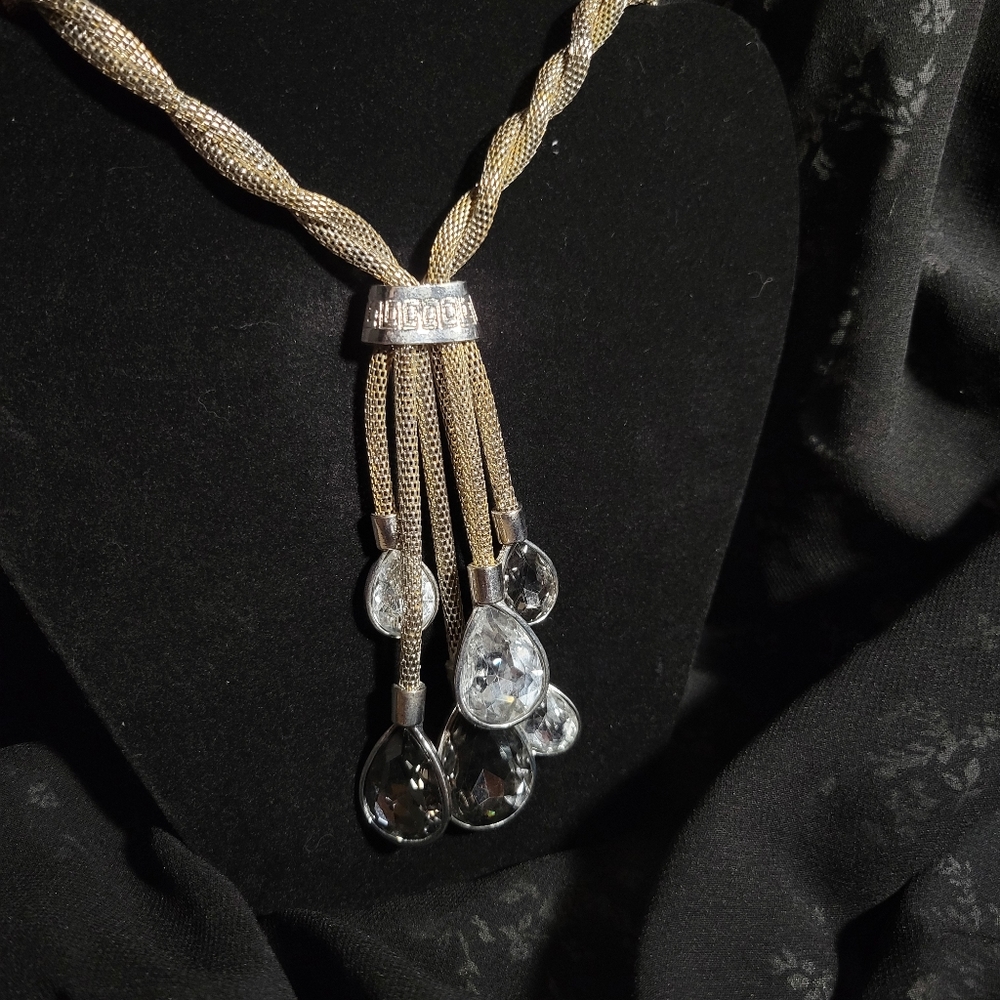 Multi-drop dangle necklace - Picture 2 of 5